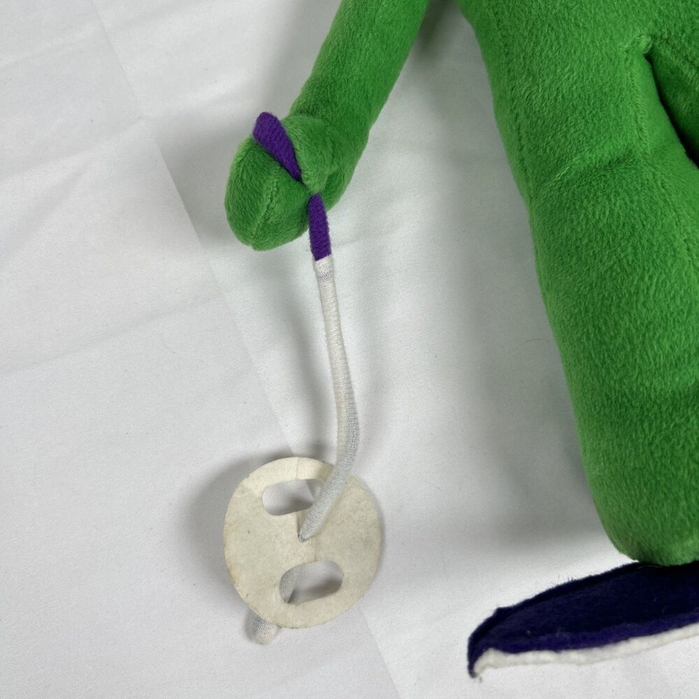 Vtg 2001 GUMBY Plush Ski Patrol Skiing 13” Cartoon Character Stuffed Animal - Picture 6 of 13